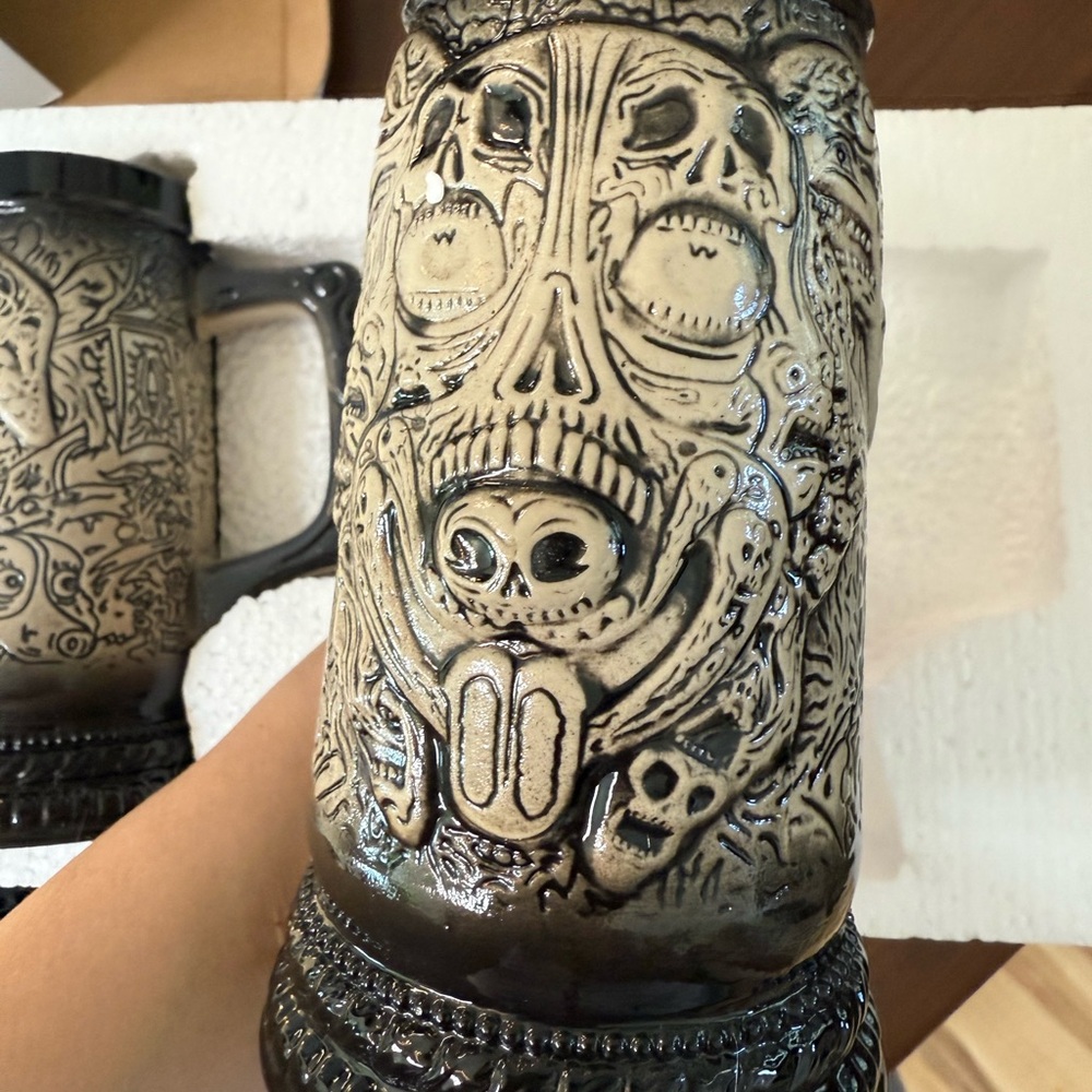 Two Rick and Morty rare SDCC Beer Steins